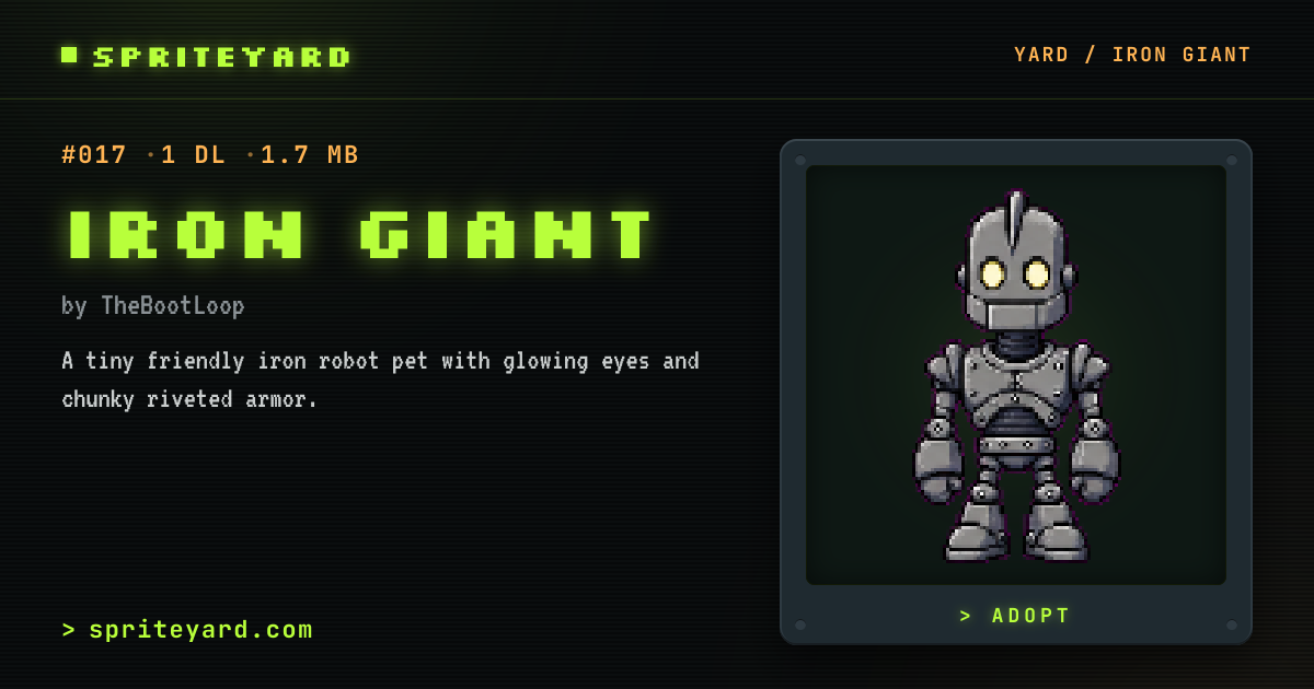 Iron Giant by TheBootLoop - SpriteYard